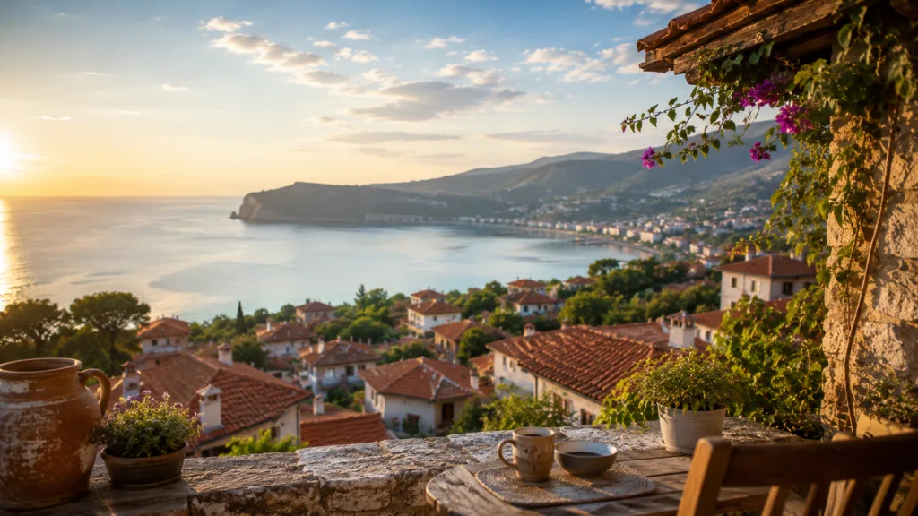Blick auf eine bulgarische Bucht