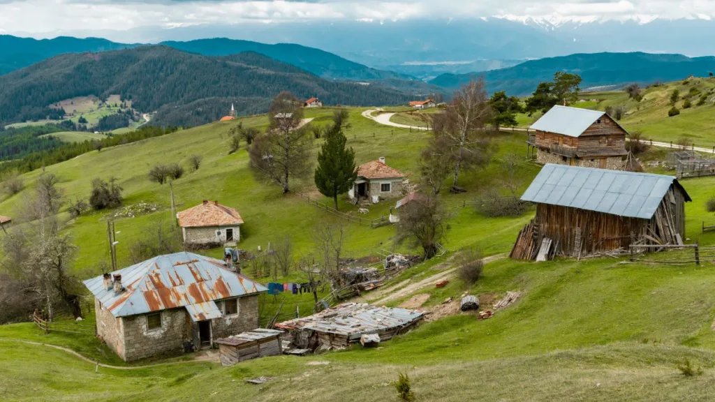 eine typische bulgarische Bergregion