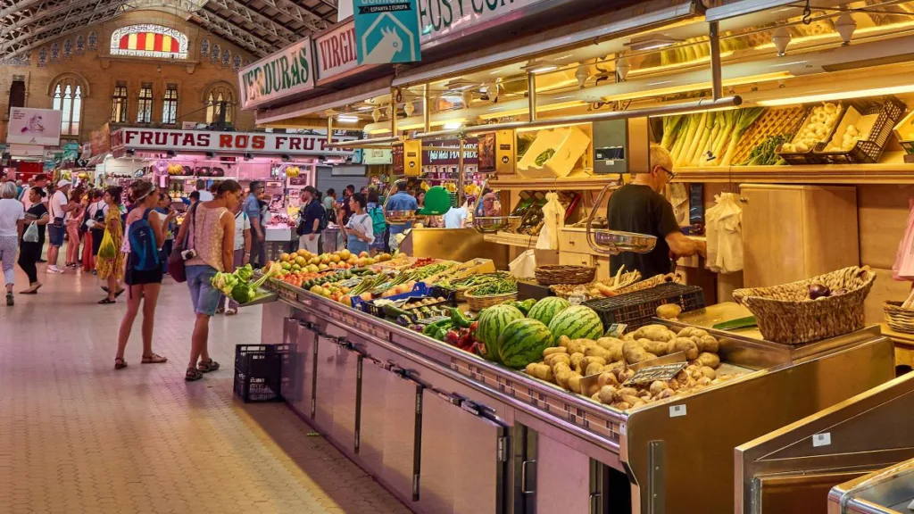 ein spannischer Obstmarkt