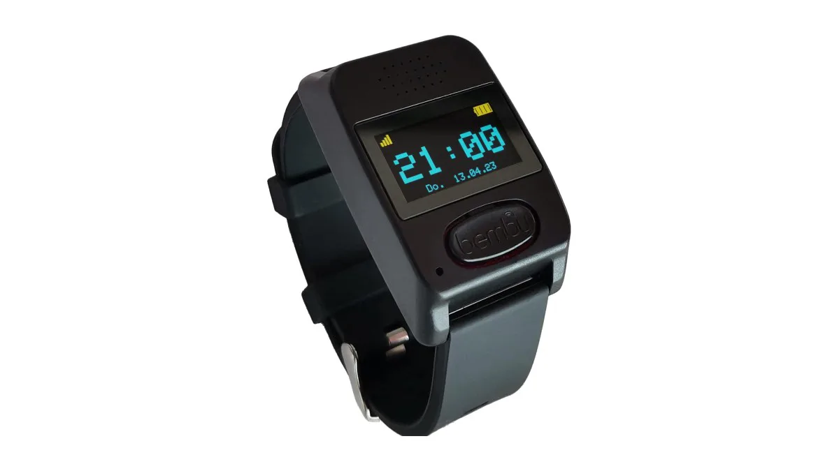 bembu GPS Watch PRO2 schwarz seitlich