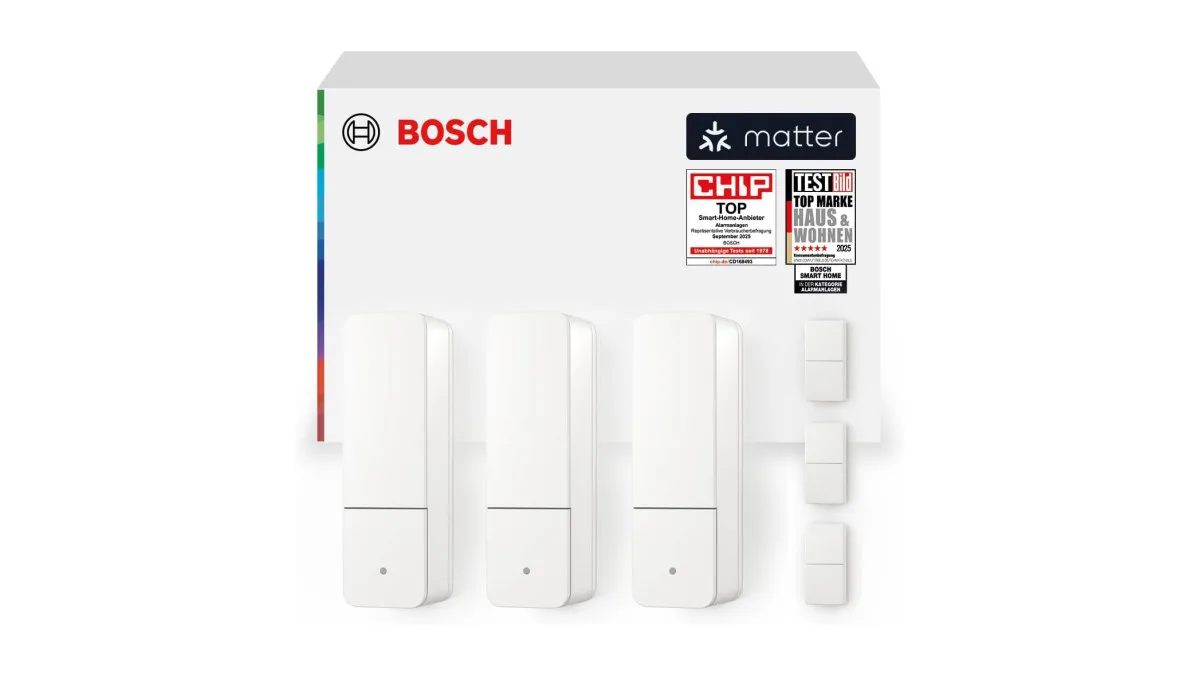 Bosch Smart Home Tür- und Fensterkontakt II, kompakte Bauform, weiß