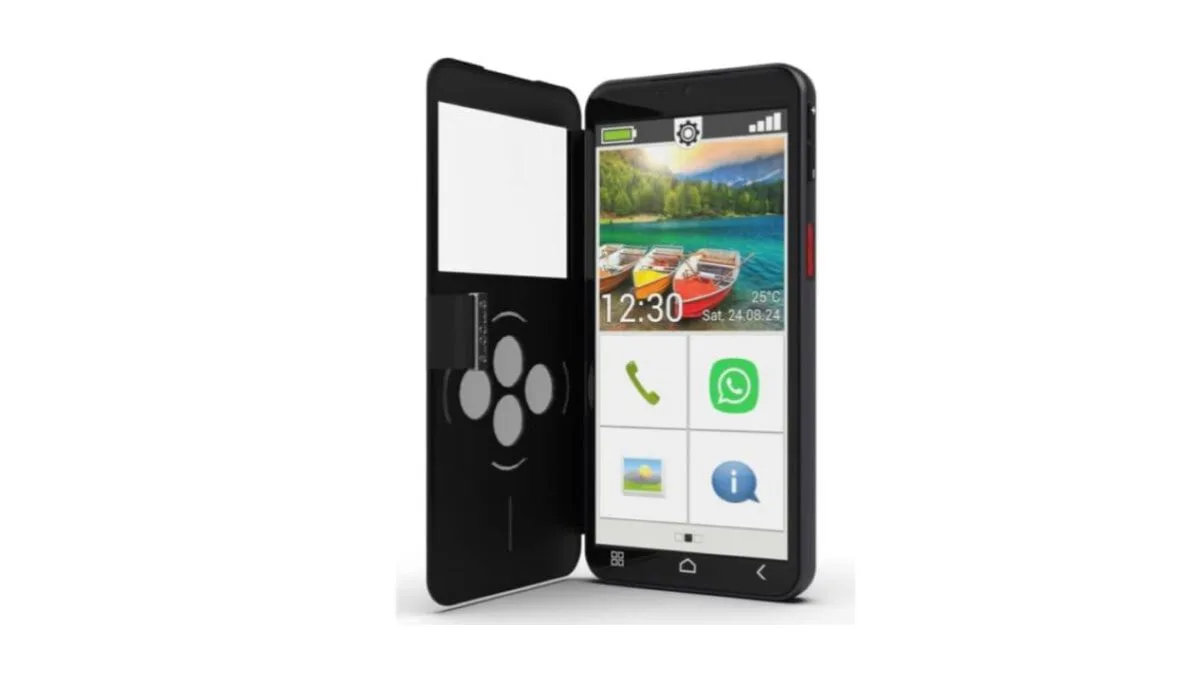 EmporiaSMART.6 Senioren‑Smartphone mit großem Display und Smartcover