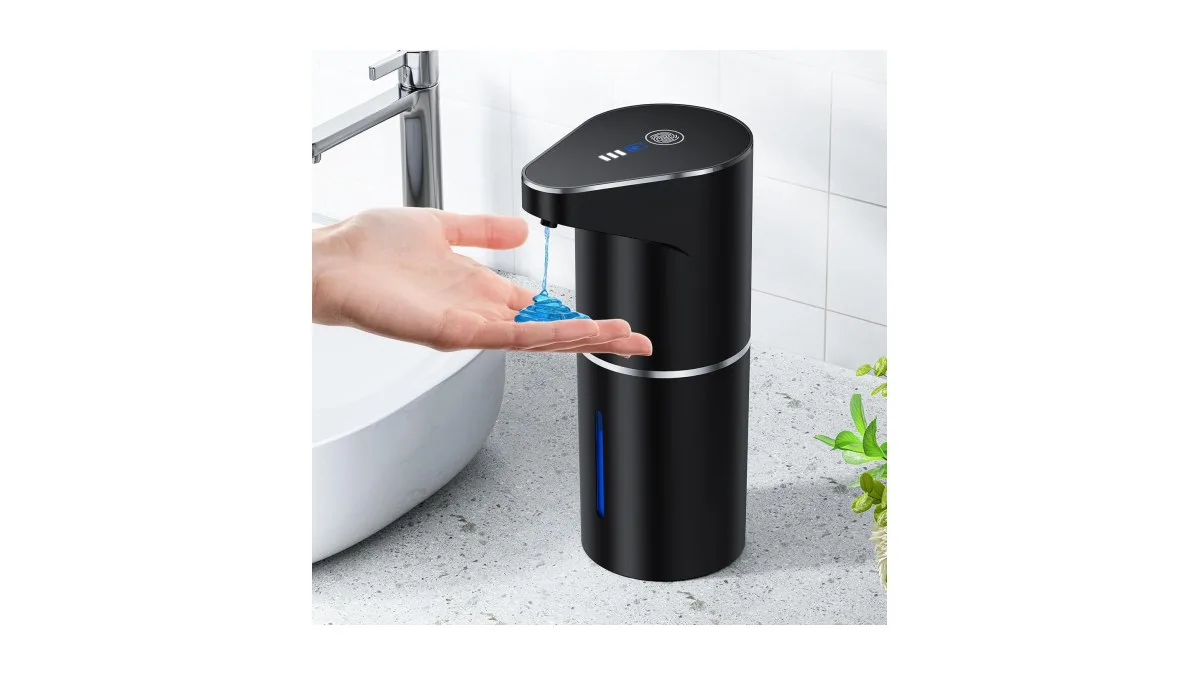 Fantictas automatischer seifenspender 350ml schwarz