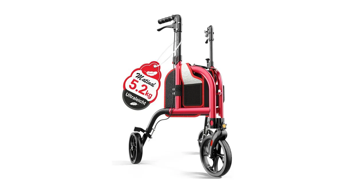 Matinal Dreirad Rollator, schmale Bauform, stabile Konstruktion
