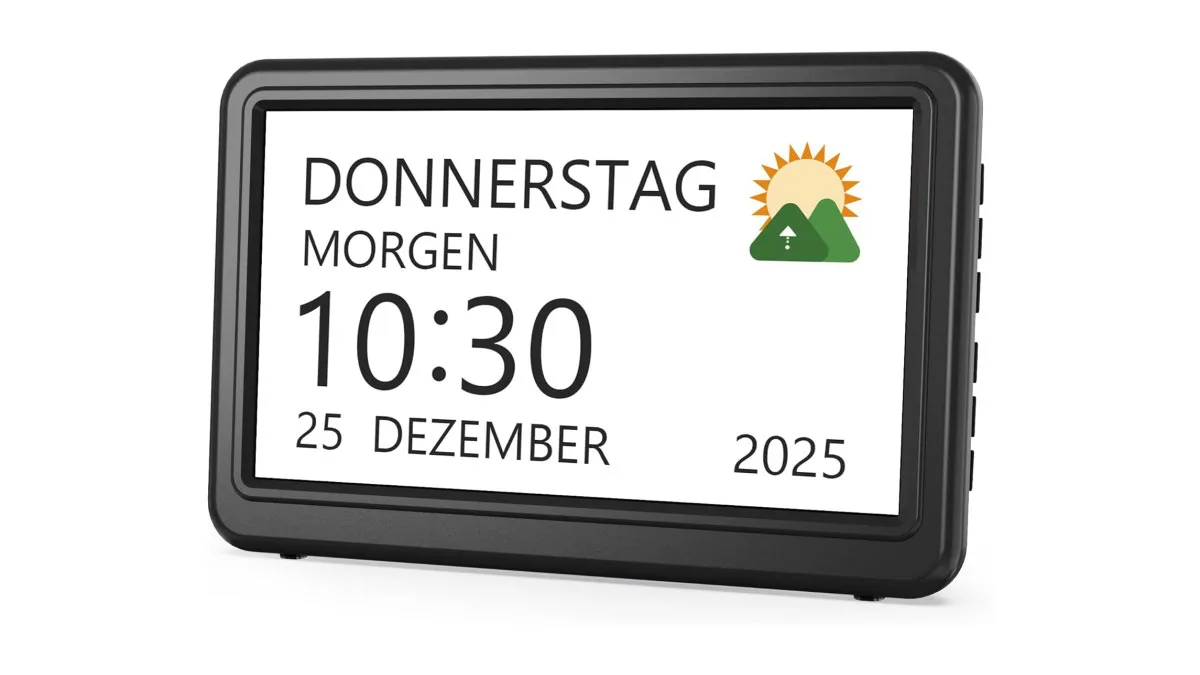 roxicosly digitaler kalender erinnerungsuhr kompakt