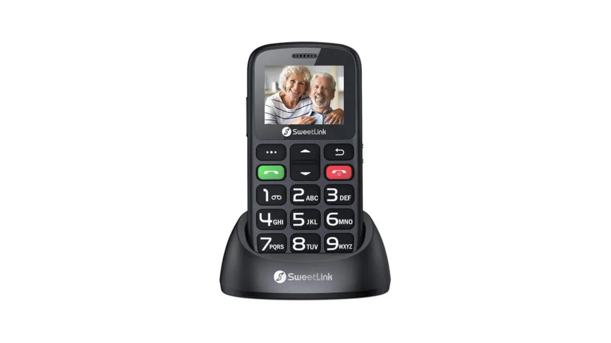 SweetLink S2 Plus mit großen Tasten und seitlicher Taschenlampentaste