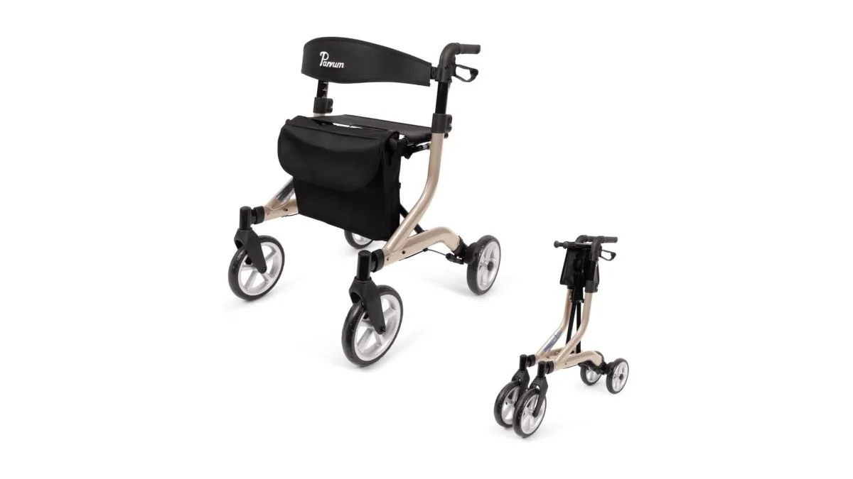 Parvum SuperLight Rollator, sehr leicht, kompakt gefaltet