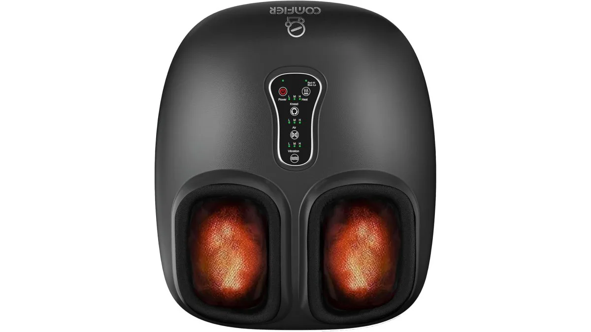 COMFIER 3D Shiatsu Fußmassagegerät mit Rollenmechanik und verstellbarer Wärme