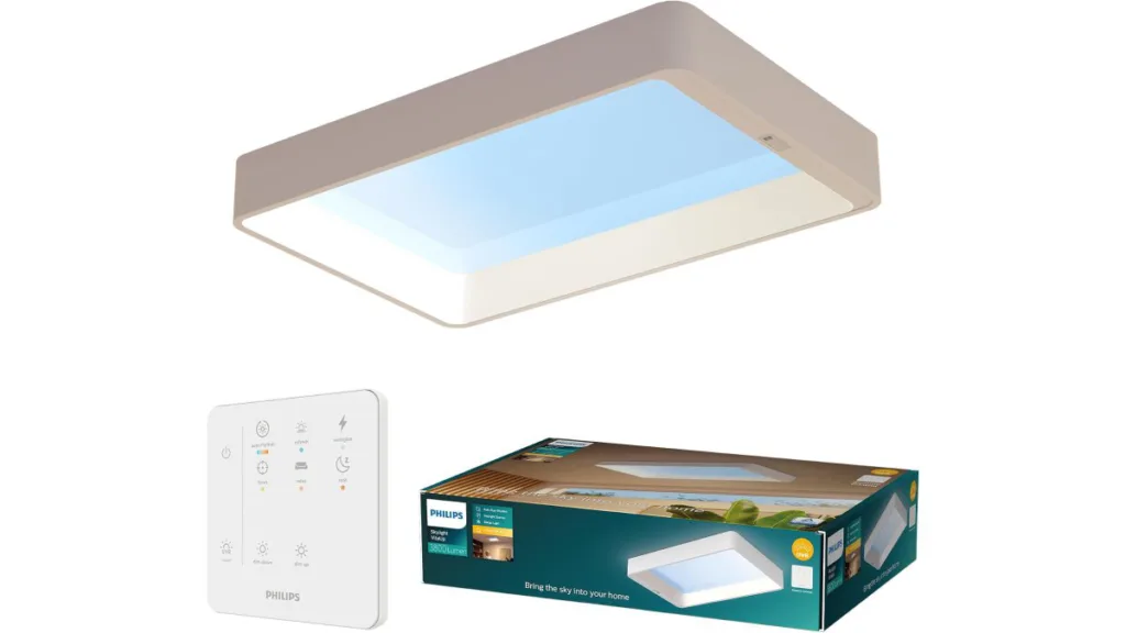 Philips Skylight VitaUp Medium Deckenleuchte in weiß mit flächiger Abdeckung