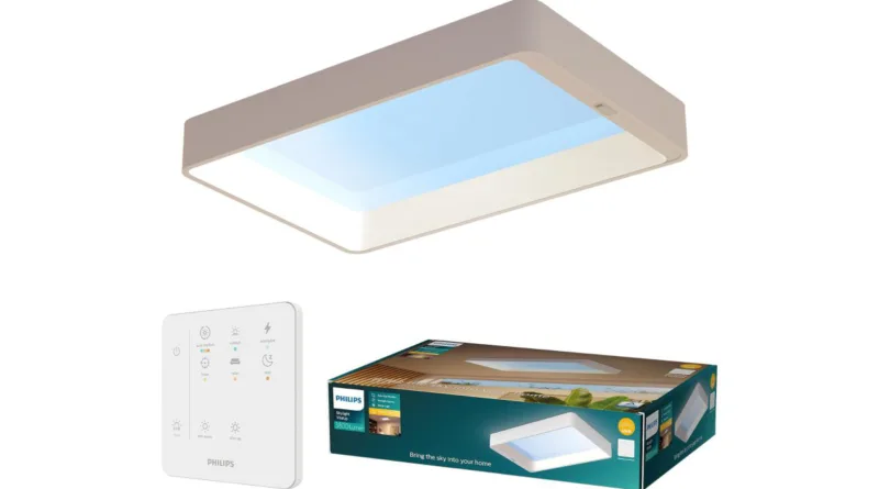 Philips Skylight VitaUp Medium Deckenleuchte in weiß mit flächiger Abdeckung